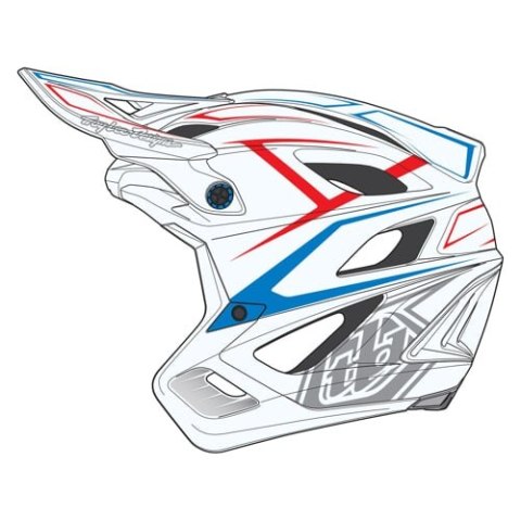 TLD KASK STAGE STUNT MIPS PINSTRIPE WHITE (13401800)