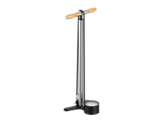 Lezyne Alloy Floor DRIVE floor pump,220PSI, 3,5"gauge incl. Presta Pro Chuck, silver