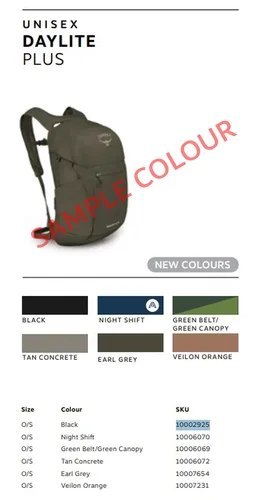 OSPREY PLECAK DAYLITE PLUS BLACK (10002925)