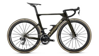 Orbea rower szosowy ORCA AERO M11e LTD PWR 55 Gold - Titanium