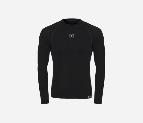 Orbea HIRU THERM MERINO Koszulka LS L/XL FBLK