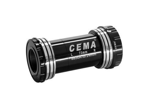 CEMA BB30A for Shimano Ceramic - SG3 - COATED black, W: 73 x ID: 42 mm