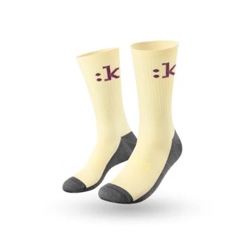 FIZIK PONOŽKY OFF-ROAD CREAM/PURPLE (FZSOCKOFA02135)