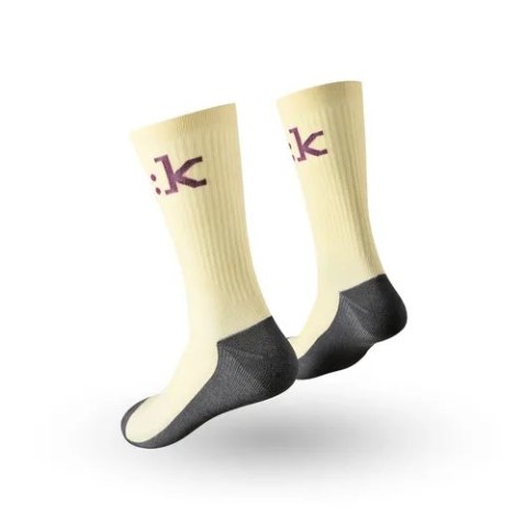 FIZIK PONOŽKY OFF-ROAD CREAM/PURPLE (FZSOCKOFA02135)