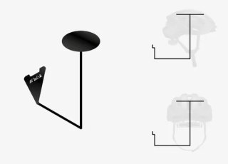 FIZIK POP HELMET SLATWALL HOLDER 5 PCS (FZKS000P70000)