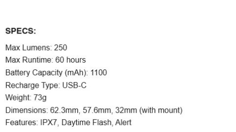 LEZYNE LIGHT SADDLE Ai ALERT 250 REAR (1-LED-41R-V137)