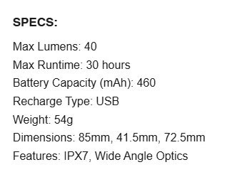 LEZYNE LIGHT STICK+ SC REAR (1-LED-33R-SC-V204)