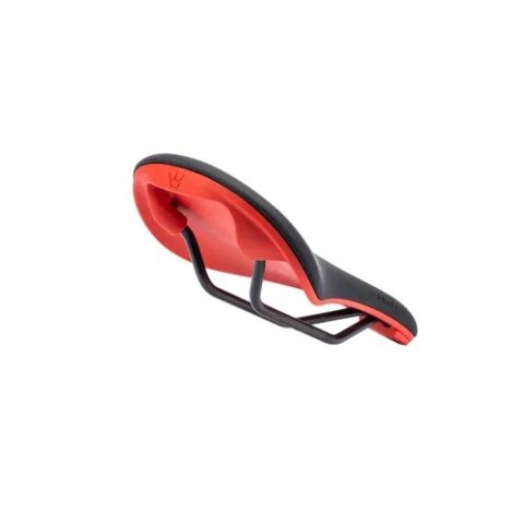 PEATY'S SIODŁO MONARCH CR-MO RAIL / NYLON BASE RED (PMS-CR/NY-RED-20)