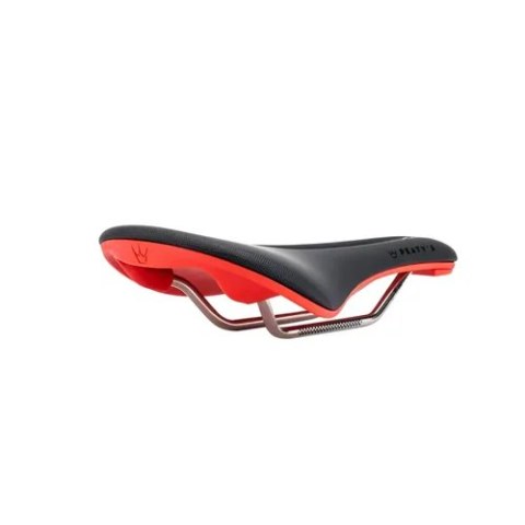 PEATY'S SIODŁO MONARCH TI-MX RAIL / NYLON BASE RED (PMS-TI/NY-RED-20)