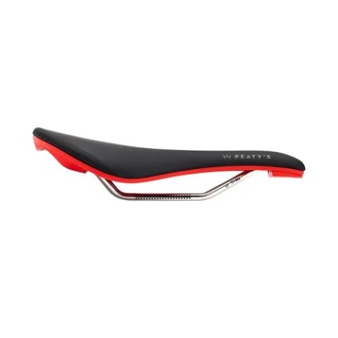 PEATY'S SIODŁO MONARCH TI-MX RAIL / NYLON BASE RED (PMS-TI/NY-RED-20)