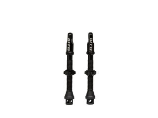 TCS AL Max-Flow Presta Valve 55mm, black 2 pcs.