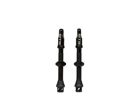TCS AL Max-Flow Presta Valve 66mm, black 2 pcs.