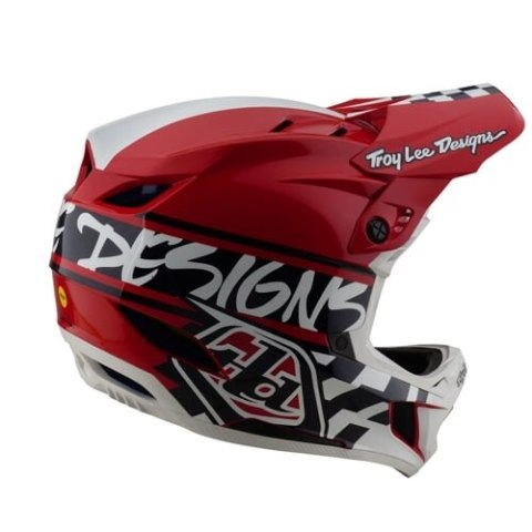 TLD KASK D4 POLYACRYLITE FIFTY-50 WHITE / RED (17435601)