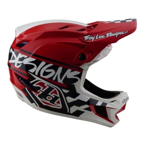 TLD KASK D4 POLYACRYLITE FIFTY-50 WHITE / RED (17435601)