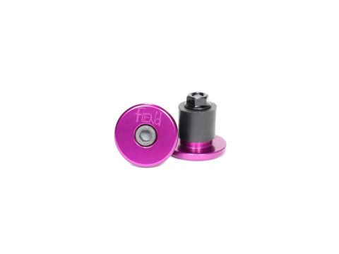 Alloy Bar Ends pair purple
