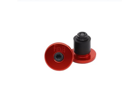 Alloy Bar Ends pair red