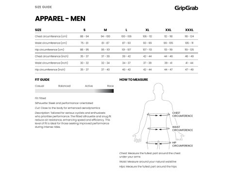 GripGrab PACR Thermal Bib Tights grey, L