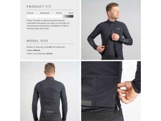 GripGrab PACR Winter Jacket black, M