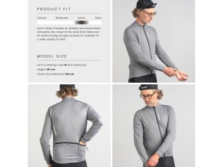 GripGrab RIDE Theral Long Sleeve Jersey, grey, XXL