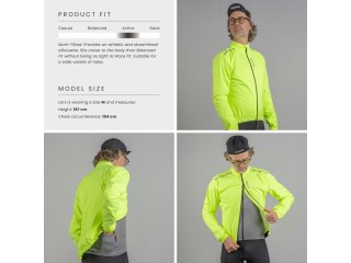 GripGrab RIDE Waterproof Lightweigh Jacket, Yellow Hi-Vis, XL