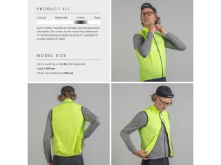 GripGrab RIDE Windproof Vest Yellow Hi-Vis, XL