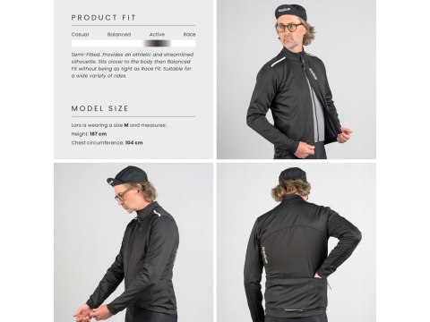 GripGrab RIDE Winter Jacket black, XL