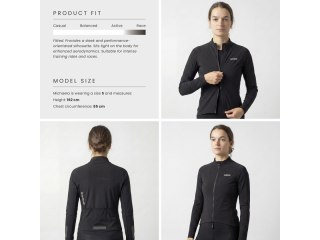 GripGrab Womens PACR Winter Jacket black, S