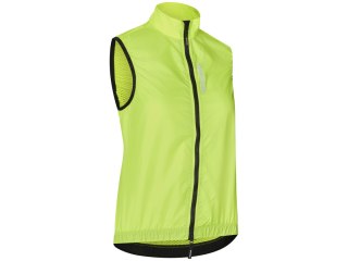 GripGrab Womens Ride Wndproof Vest Yellow Hi-Vis, L