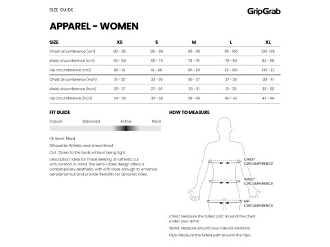 GripGrab W's RIDE Thermal Bib Tight XS, black