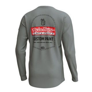 TLD MĘSKA KOSZULKA Z DŁUGIM RĘKAWEM RUCKUS RIDE TEE CUSTOM PAINT MID GRAY (37142200)