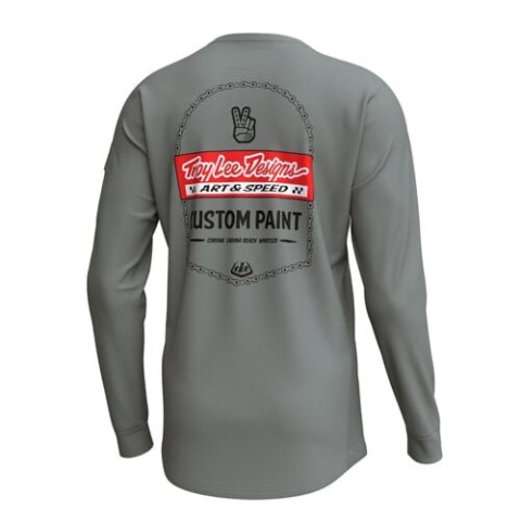 TLD MĘSKA KOSZULKA Z DŁUGIM RĘKAWEM RUCKUS RIDE TEE CUSTOM PAINT MID GRAY (37142200)
