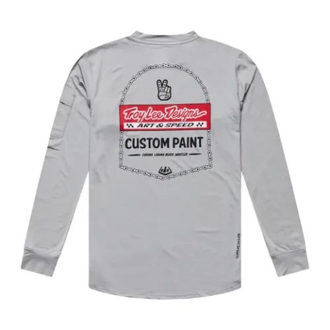 TLD MĘSKA KOSZULKA Z DŁUGIM RĘKAWEM RUCKUS RIDE TEE CUSTOM PAINT MID GRAY (37142200)