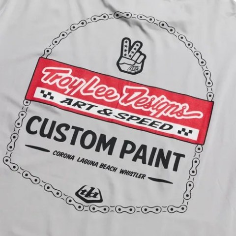 TLD MĘSKA KOSZULKA Z DŁUGIM RĘKAWEM RUCKUS RIDE TEE CUSTOM PAINT MID GRAY (37142200)