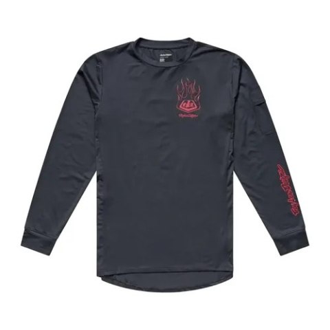 TLD MĘSKA KOSZULKA Z DŁUGIM RĘKAWEM RUCKUS RIDE TEE EMBER CARBON (37142100)