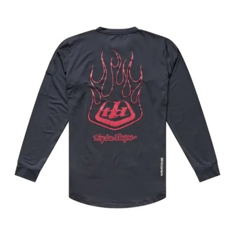 TLD MĘSKA KOSZULKA Z DŁUGIM RĘKAWEM RUCKUS RIDE TEE EMBER CARBON (37142100)