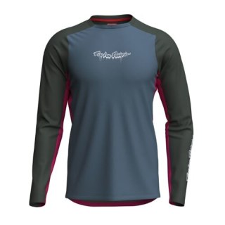 TLD MĘSKA KOSZULKA Z DŁUGIM RĘKAWEM SKYLINE PRO DESCEND SLATE (30786400)