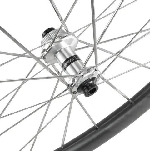 MAVIC COSMIC SLR 45 SILVER DISC CENTERLOCK SHIMANO/SRAM HG PAIR (P00176303)