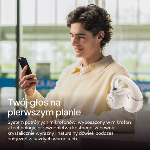 Słuchawki Shokz OpenDots 2 Pearl White