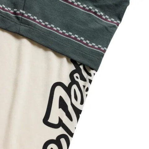 TLD MĘSKA KOSZULKA Z DŁUGIM RĘKAWEM SKYLINE FAKIE RIDE TEE STRIPE DARK FOREST (33226003)
