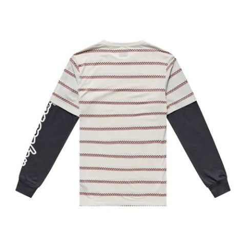 TLD MĘSKA KOSZULKA Z DŁUGIM RĘKAWEM SKYLINE FAKIE RIDE TEE STRIPE PUMICE (33226002)