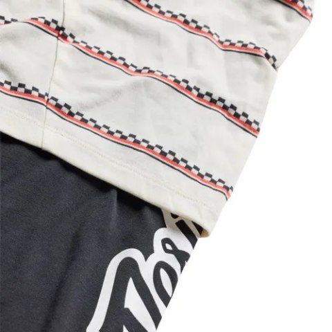TLD MĘSKA KOSZULKA Z DŁUGIM RĘKAWEM SKYLINE FAKIE RIDE TEE STRIPE PUMICE (33226002)