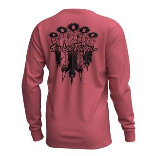 TLD MĘSKA KOSZULKA Z DŁUGIM RĘKAWEM SKYLINE RIDE TEE FEATHERED EMBER RED (38384000)
