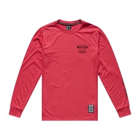 TLD MĘSKA KOSZULKA Z DŁUGIM RĘKAWEM SKYLINE RIDE TEE FEATHERED EMBER RED (38384000)
