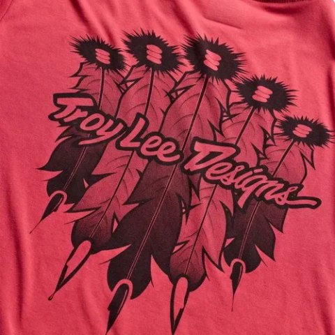 TLD MĘSKA KOSZULKA Z DŁUGIM RĘKAWEM SKYLINE RIDE TEE FEATHERED EMBER RED (38384000)
