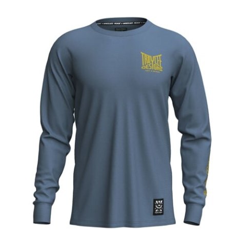 TLD MĘSKA KOSZULKA Z DŁUGIM RĘKAWEM SKYLINE RIDE TEE HANDLEBAR SLATE (38370100)