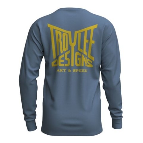 TLD MĘSKA KOSZULKA Z DŁUGIM RĘKAWEM SKYLINE RIDE TEE HANDLEBAR SLATE (38370100)