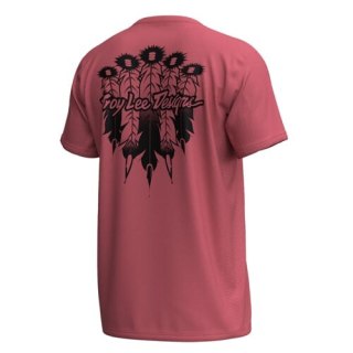 TLD MĘSKA KOSZULKA Z KRÓTKIM RĘKAWEM SKYLINE RIDE TEE FEATHERED EMBER RED (38284000)
