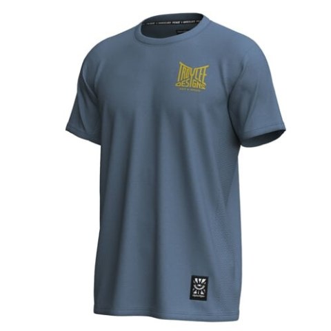 TLD MĘSKA KOSZULKA Z KRÓTKIM RĘKAWEM SKYLINE RIDE TEE HANDLEBAR SLATE (38270100)