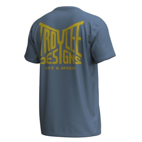 TLD MĘSKA KOSZULKA Z KRÓTKIM RĘKAWEM SKYLINE RIDE TEE HANDLEBAR SLATE (38270100)