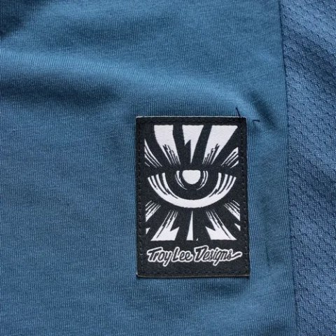 TLD MĘSKA KOSZULKA Z KRÓTKIM RĘKAWEM SKYLINE RIDE TEE HANDLEBAR SLATE (38270100)